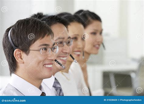 Customer Service Representatives in Office Stock Photo - Image of businessman, caucasian: 31828604