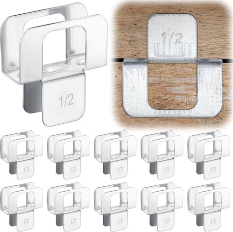 Hicarer 100 Pcs Plywood H Clips for Roofing 1/2 Inch Panel Plywood ...