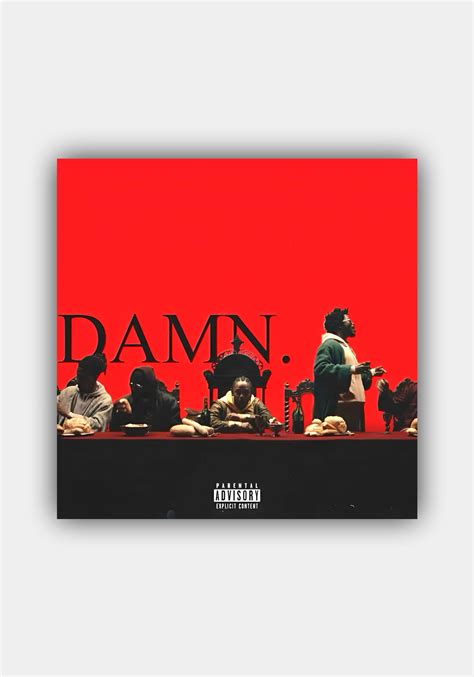 Kendrick Lamar Damn Album Cover Art Kendrick Lamar DAMN. Album Cover'