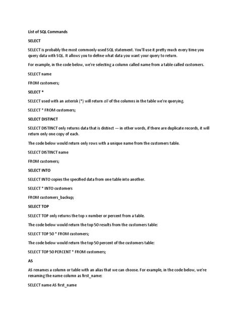 Image result for How to Write Commands in SQL