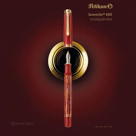 Pelikan M600 Tortoiseshell Red Fountain Pen | Shop Online | Pelikan ...