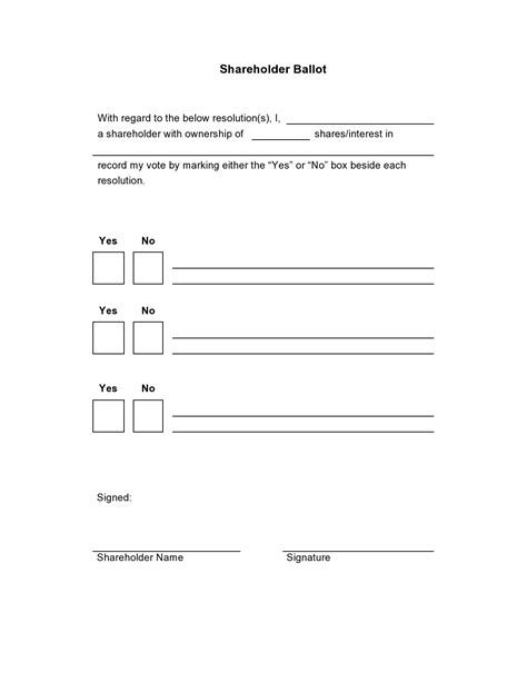 Voting Ballot Template 的图像结果