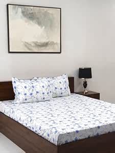 Buy Bombay Dyeing Vintage Collection King Bedsheet 180 TC, 100% Pure ...