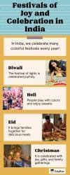 Infographics: Festivals - Printable Posters for Class 2 PDF Download