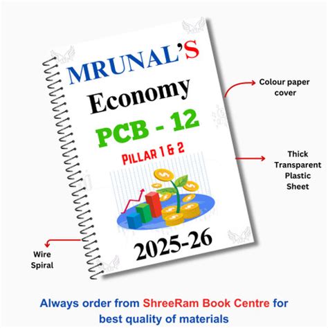 MRUNAL'S Sir ECONOMY PCB-12 2025-26 Notes Handouts | Pillar 1 to 6 ...