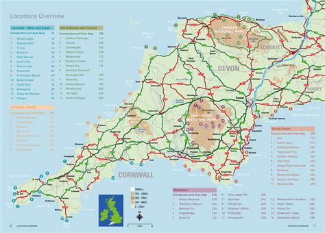 Printable Maps Devon Towns And Villages