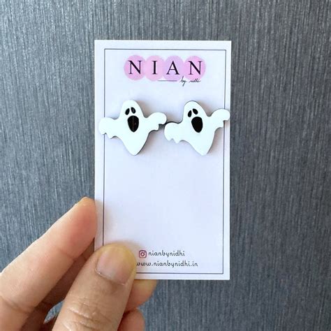Grizzly Ghost Studs – Nian by Nidhi