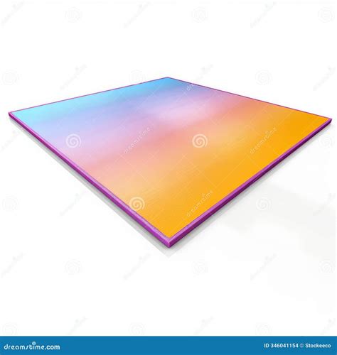 Gymnastics Floor Mat on White Isolated Background Image Stock ...