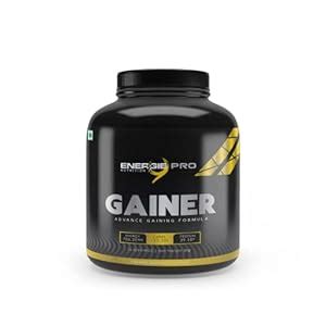 Energie9 Pro Gainer Banana - 3kg, Advance Gaining Formula, Weight Gain ...