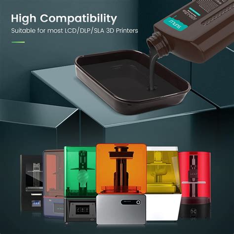 Buy SUNLU ABS-Like 3D Printer Resin 1KG, 405nm UV Curing Standard ...