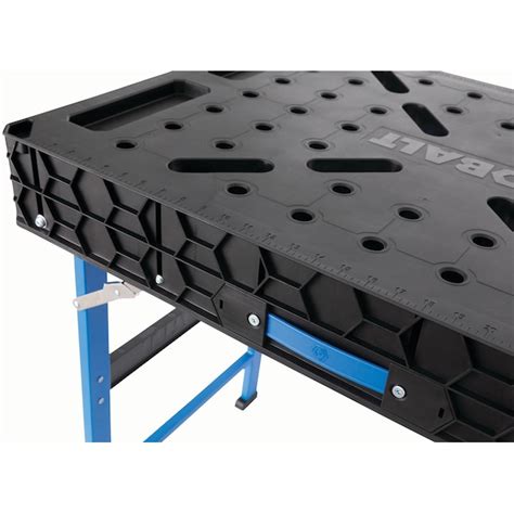 Kobalt 34.25-in L x 32-in H Black/Blue Plastic Portable Work Bench ...