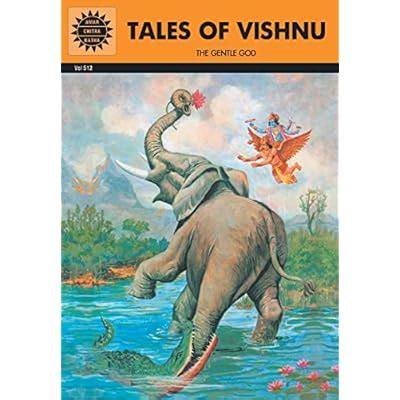 Buy Tales of Vishnu: The Gentle God Amar Chitra Katha Indian Comic Book ...