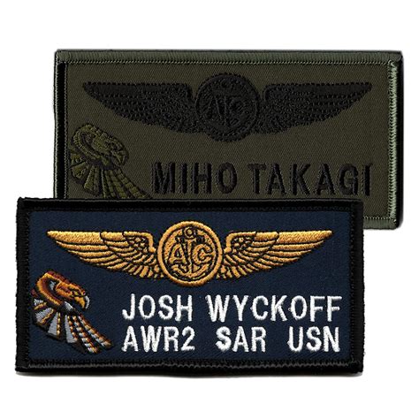 文字入れ 米軍グッズ ネームタグ アメリカ海軍 U.S.NAVY HSM-77 セイバーホークス 全2種 「燦吉 さんきち SANKICHI ...