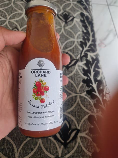 Orchard Lane Sugar Free, Healthy ,Tomato Ketchup made with Jaggery and ...