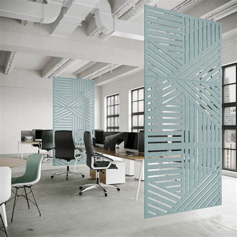 Acoustic Felt Hanging Room Divider - Slice Harmony by Inhabit