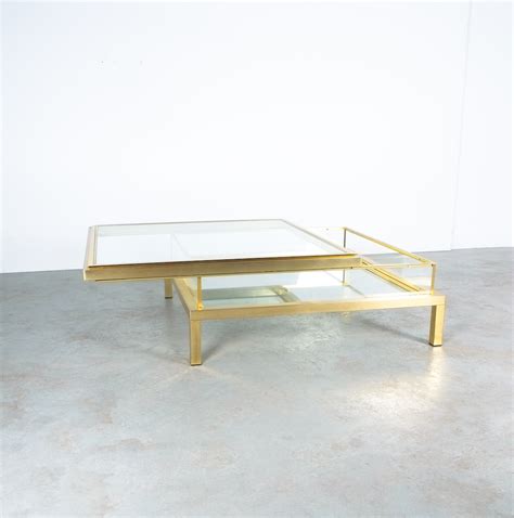 Maison Jansen Brass Vitrine Coffee Table Large, 1970 – DERIVE