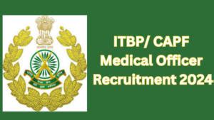 ITBP Constable Driver Recruitment 2024,Check Exam Date and Selection ...