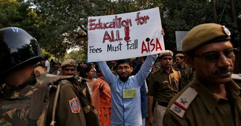 Protesters Take To Delhi Streets Supporting JNU Students Over Fee Hike ...
