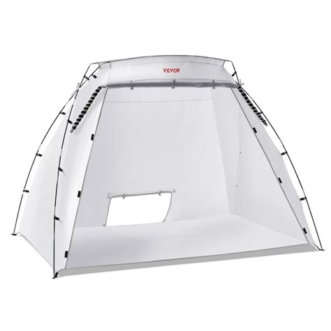 VEVOR 72-in x 84-in 10 x 7 x 6 FT Spray Paint Booth Inflatable Paint ...