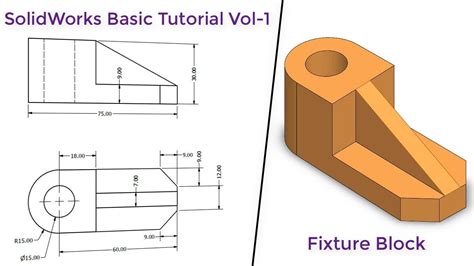Image result for Solidworks Tutorial Simple Example
