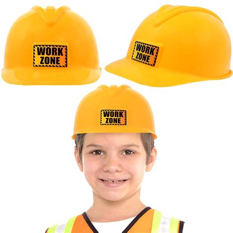 Anapoliz Kids Construction Hat | Yellow, Plastic Childrens Hard Hat ...