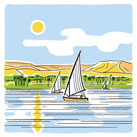 Nile River Drawing