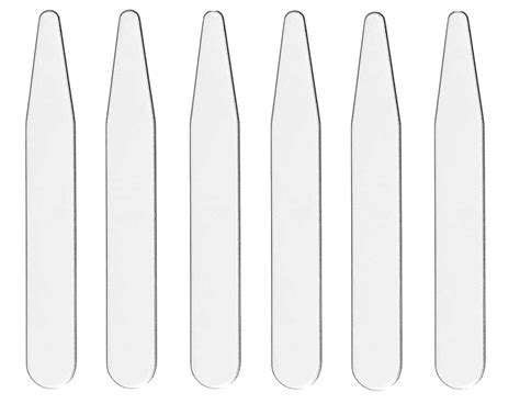 20 Count 2.5" Inch Metal Collar Stays Stainless Steel : Amazon.in: Home ...