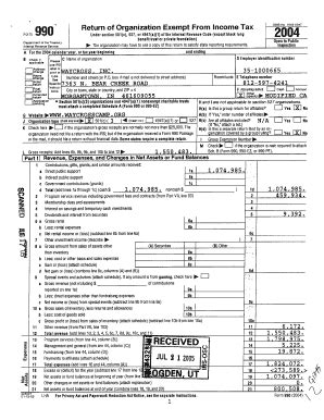 Fillable Online Return of Organization Exempt From Income Tax Form 10 ...