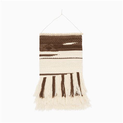 Earthy Hues Wall Hanging, Wool, Brown & Off-White, 18"x24", Shop Now ...