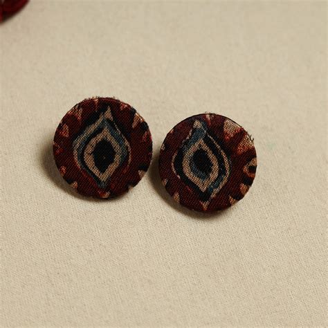 Handcrafted Wooden Beads Fabart Necklace Set
