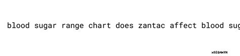 Does Zantac Affect Blood Sugar | Sharda University