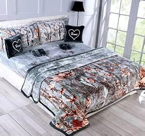 Buy ELSTONE HOME with Device Fleece Winter King Size Woolen Warm Double ...