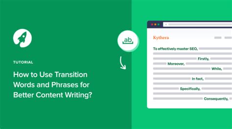 Image result for Transition Words Phrases Examples