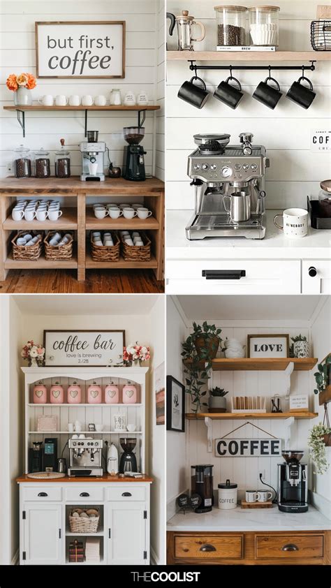 18 Timeless Home Coffee Bar Ideas That Will Never Go Out of Style