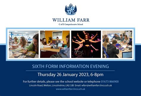 William Farr C of E Comprehensive School - Information Evening
