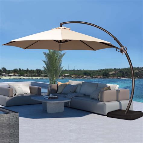 Outdoor Cantilever Umbrella With Stand at Grady Naylor blog