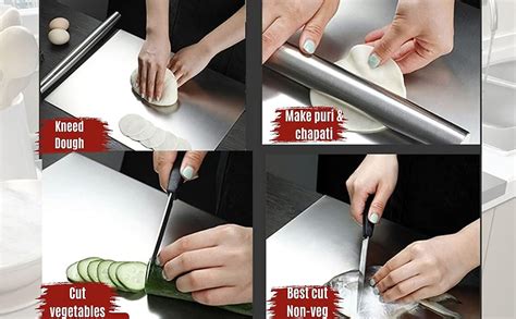 Buy Halsey Homes Stainless Steel Counter Top Board for Kitchen ...