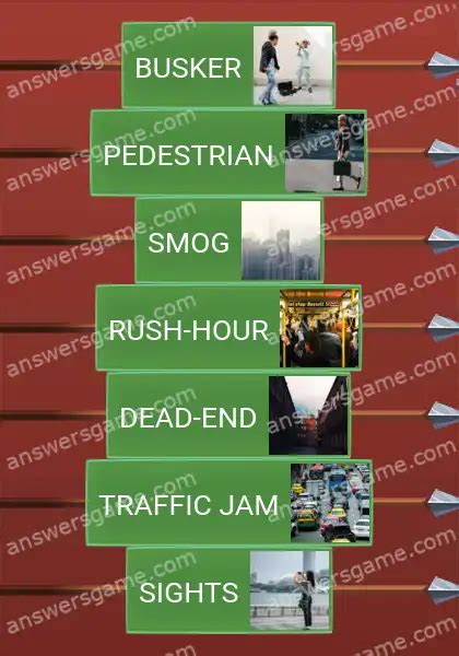 Big city life Word Logic Castle 7 Answers