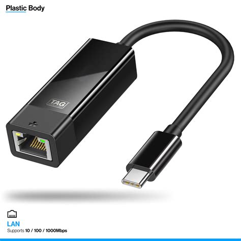 Buy TAG USB Type C to Giga LAN Economy | RJ45 Gigabit Ethernet Wired ...