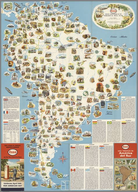 Mapa panoramico de America del Sur - David Rumsey Historical Map Collection