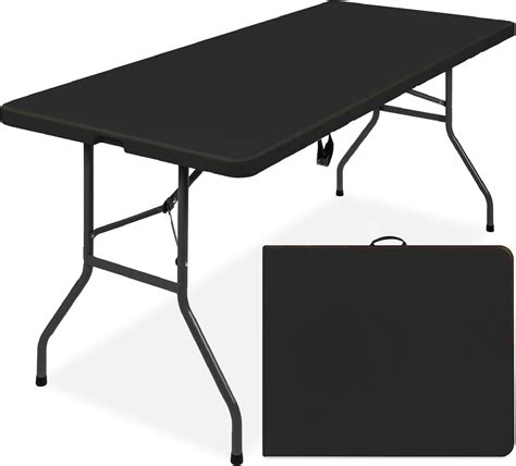 Amazon.com: Best Choice Products 6ft Plastic Folding Table, Indoor ...