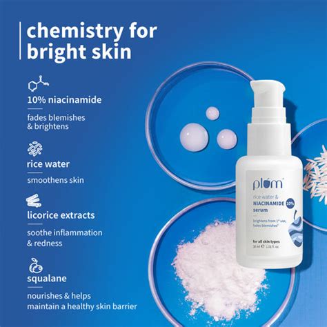 Clear & Bright Duo | Plum Rice Water & 2% Niacinamide Gel Cream & 10%