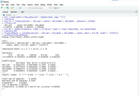 Fixed Effect Model 的图像结果