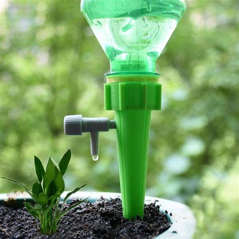 6 Pieces Automatic Drip Plant Watering Device Outdoor indoor Stakes ...