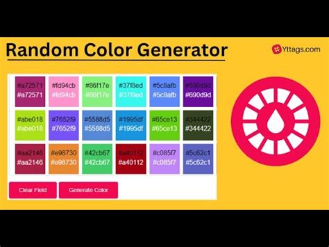 Image result for YouTube Random Color Generator
