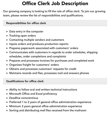 Sales Clerk Job Description - How to create a Sales Clerk Job ...