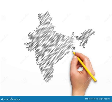 India Map Drawing 的图像结果