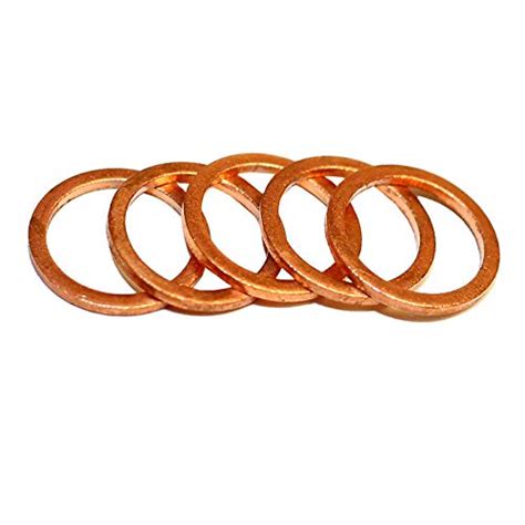 fireysmate COPPER SEALING WASHERS(14mmx18mmx1.5mm) : Amazon.in: Home ...