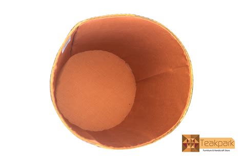 Europa Woven Natural Screwpine Leaf Round Laundry Basket – teakpark