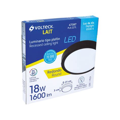 PLAFON VOLTECK 18W LED - REDONDO